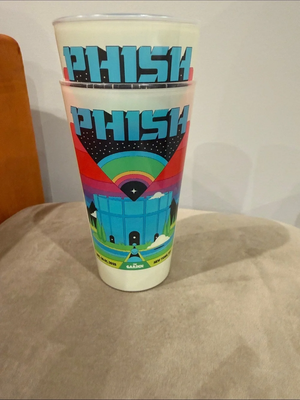 Phish tumbler (2) Reusable Cups - from Madison Square Garden MSG Dec 2023